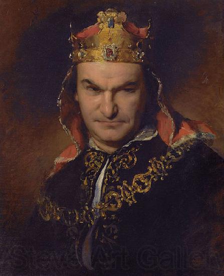 Friedrich von Amerling Bogumil Dawison as Richard III Germany oil painting art